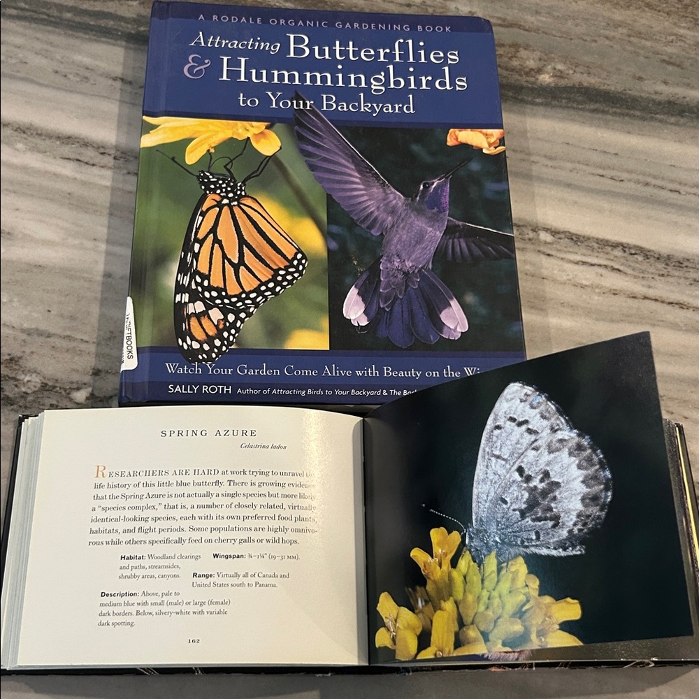 Attracting Butterflies & Hummingbirds Books set two hardback HB